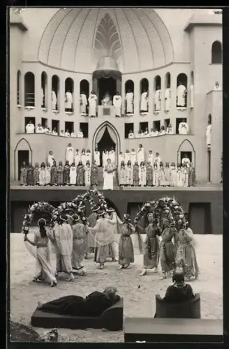 Foto-AK Heidenheim /Brenz, Volksschauspiel im Naturtheater 1933