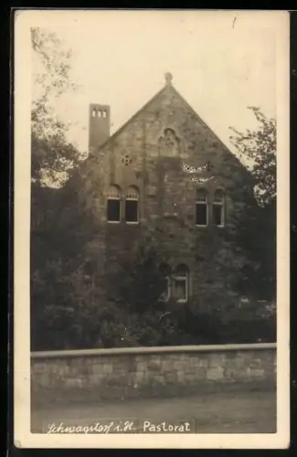 Foto-AK Schwagstorf / Bramsche, Pastorat