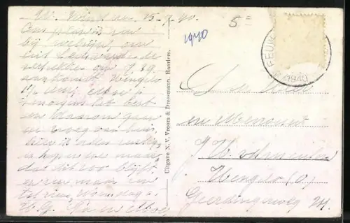 AK Haarlem, Teijer Museum en Spaarne