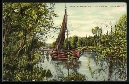 AK Omstr. Haarlem, Gezicht bij Heemstede