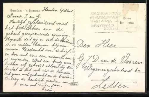 AK Haarlem, `t Spaarne