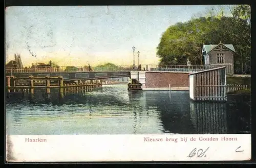 AK Haarlem, Nieuwe brug bij de Gouden Hoorn