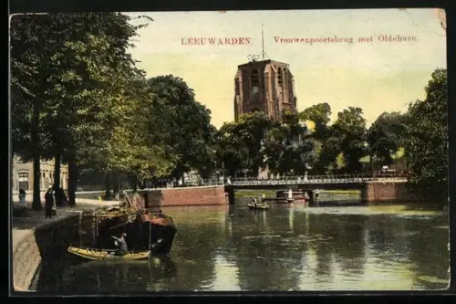 AK Leeuwarden, Vrouwenpoortsbrug met Oldehove