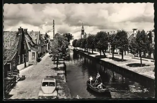 AK Sloten /Fr., Partie am Kanal