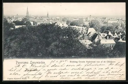 AK Leeuwarden, Richting Groote Kerkstraat van af de Oldehove