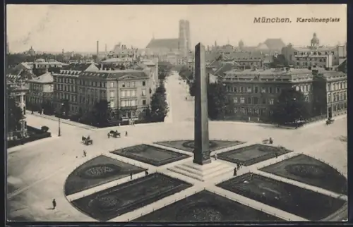 AK München, Karolinenplatz
