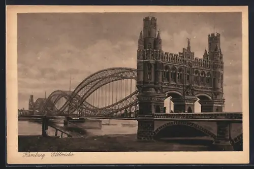 AK Hamburg-Rothenburgsort, Elbbrücke