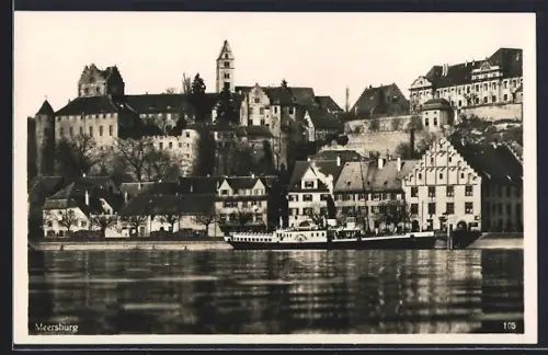 AK Meersburg, Blick vom Wasser aus
