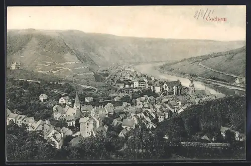 AK Cochem, Flusspartie am Ort