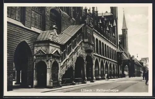AK Lübeck, Rathaustreppe
