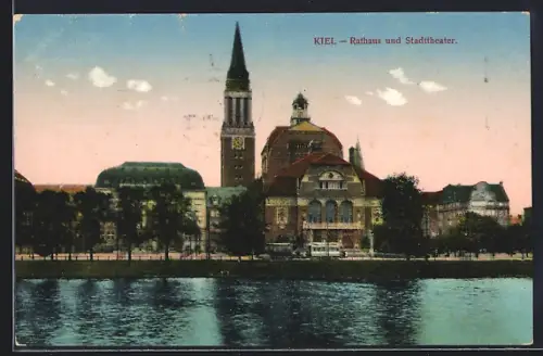 AK Kiel, Rathaus, Stadttheater