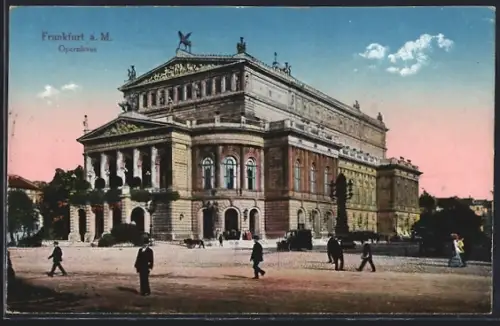 AK Frankfurt a. M., Opernhaus