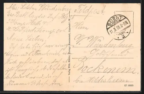 AK Soest, Stadtansicht mit Kirchen