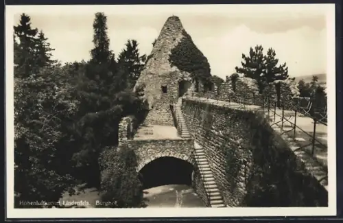 AK Lindenfels /Odenwald, Burghof