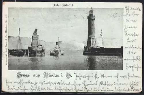 AK Lindau i. B., Hafeneinfahrt