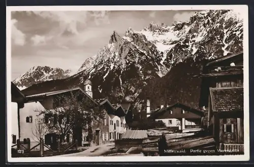 AK Mittenwald, Partie gegen Viererspitze