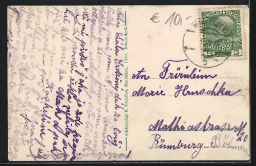 AK Neufelden /Ob.-Oest., Partie in der Reichsstrasse