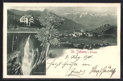 AK St. Johann i. Pongau, Liechtensteinklamm, Hotel Pongauer-Hof
