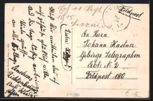 AK Perg /O.-Ö., Herrenstrasse mit Blick zur Kirche