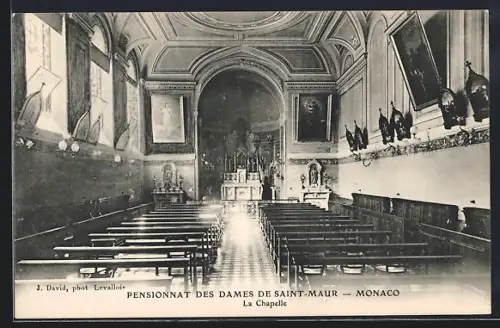 AK Monaco, Pensionnat des Dames de Saint-Maur, La Chapelle