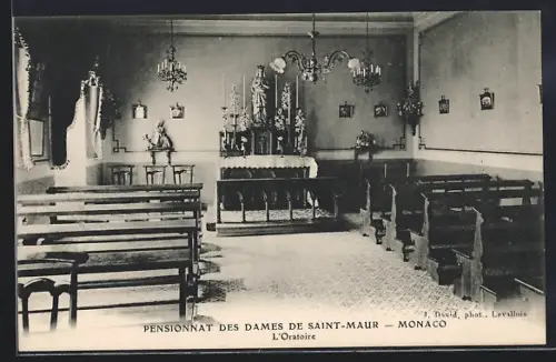 AK Monaco, Pensionnat des Dames de Saint-Maur, L`Oratoire