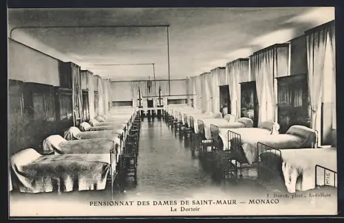 AK Monaco, Pensionnat des Dames de Saint-Maur, Le Doirtoir