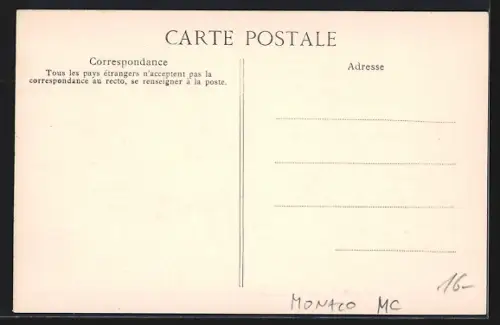 AK Monaco, Pensionnat des Dames de Saint-Maur, Le Doirtoir