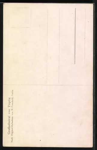 AK Grossadmiral von Tirpitz in Uniform