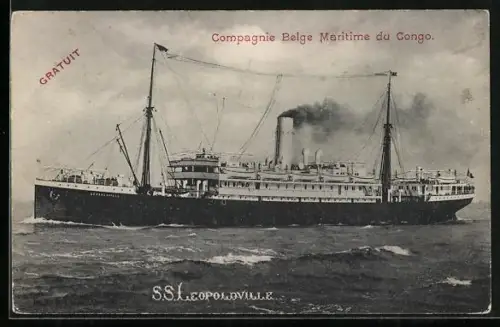AK Passagierschiff S. S. Leopoldville, Compagnie Belge Maritime du Congo