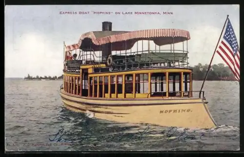 AK Express Boat Hopkins on Lake Minnetonka