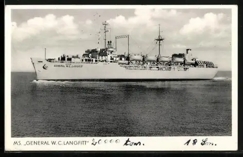 AK USNS MS General W. C. Langfitt, Kriegsschiff