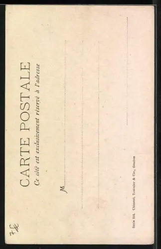 AK Liegernder Jagdhund, Portrait