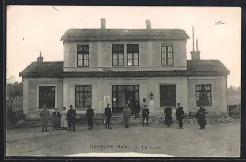 AK Jessains /Aube, La Gare