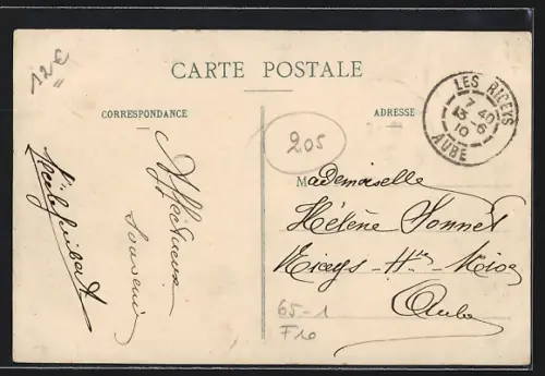 AK St.-Parres-les-Vaudes /Aube, La Gare