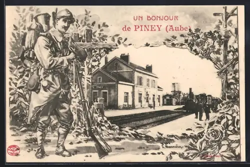 AK Piney /Aube, La Gare