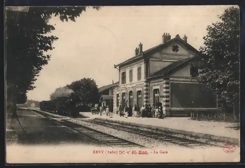 AK Ervy /Aube, La Gare