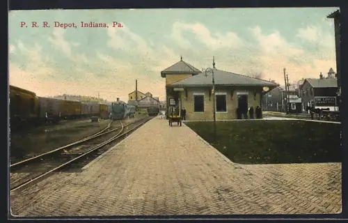 AK Indiana, PA, PRR Depot, Bahnhof
