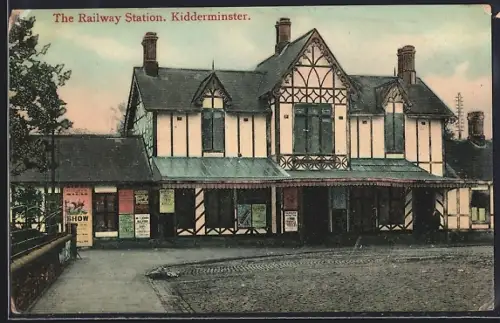 AK Kidderminster, The Railway Station, Bahnhof