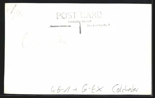 Foto-AK Colchester, Strassenbahn