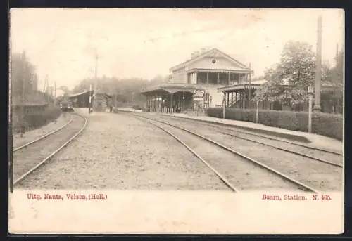 AK Baarn, Station, Bahnhof