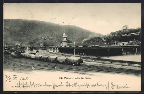 AK Sao Paulo, Alto da Serra, Bahnhof