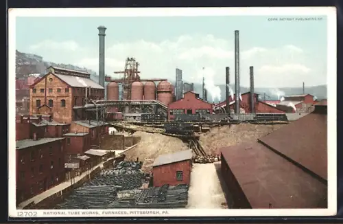 AK Pittsburgh, PA, National tube works, furnaces