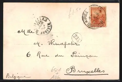 AK Rosario de Santa Fe, Estación F. C. Central Argentino