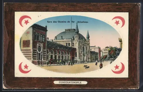AK Constantinople, Gare des Chemins de fer Orientaux