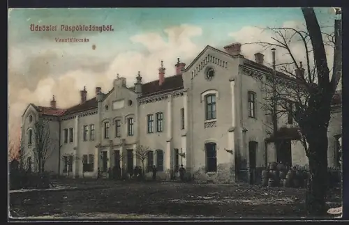 AK Püspökladány, Vasútállomás
