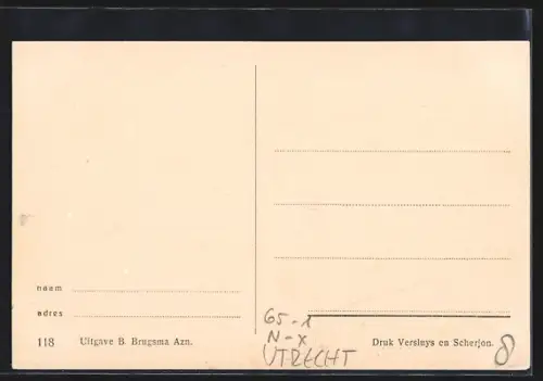 AK Utrecht, Lustrumfeest 1911, Centraal Station