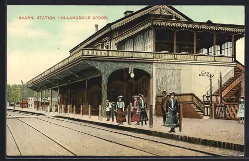 AK Baarn, Bahnhof, Station Hollandsche Spoor