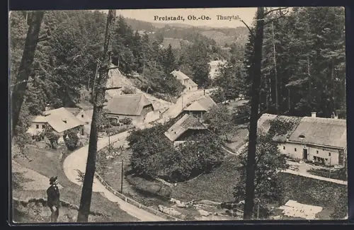 AK Freistadt /Ob.-Oe., Thurytal aus der Vogelschau