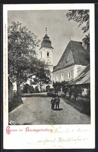 AK Baumgartenberg, Blick zur Kirche