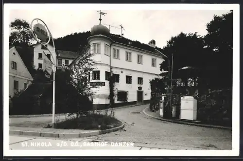 AK St. Nikola, Shell-Tankstelle am Gasthof Danzer